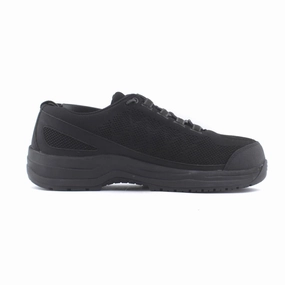 Orthofeet mens Cobalt Work Shoes - Black Orthofeet comfortable support shoes