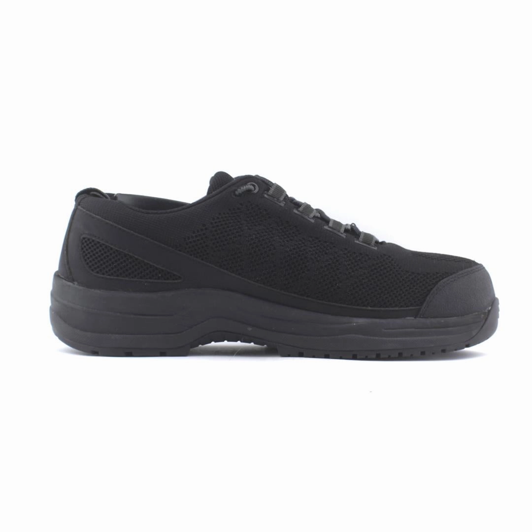 Orthofeet mens Cobalt Work Shoes - Black Orthofeet comfortable support shoes