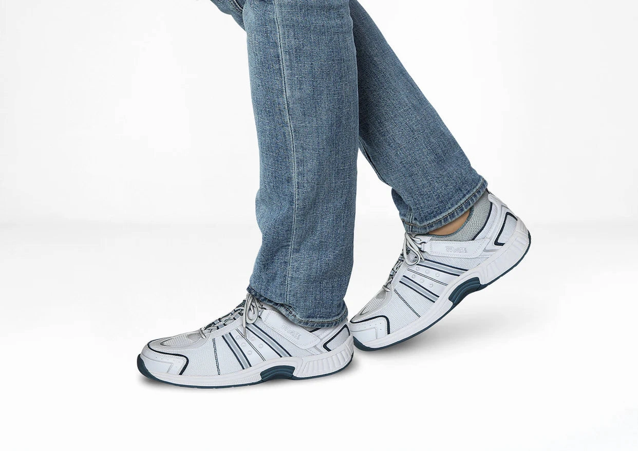 Orthofeet Monterey Bay Tie-Less - White Orthofeet comfortable shoe looks