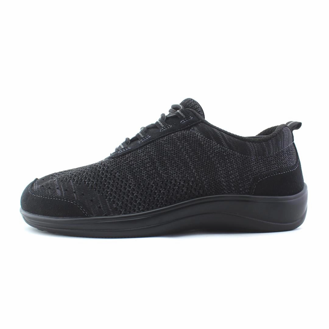 Orthofeet Palma Stretch Knit - Black (EX) Orthofeet comfortable shoe looks