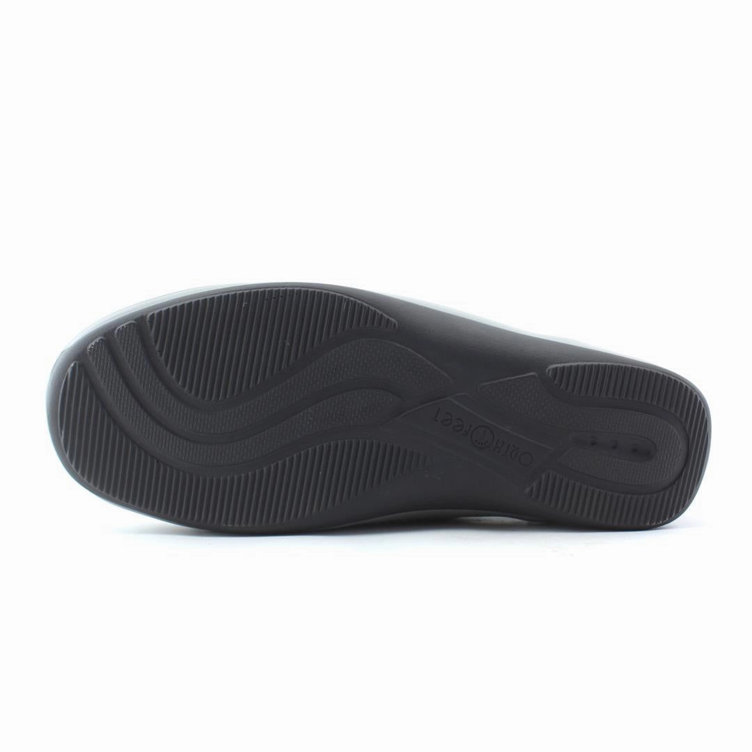 Orthofeet Palma Stretch Knit - Gray (EX) Orthofeet comfortable shoe looks