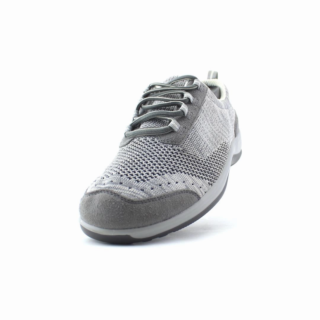 Orthofeet Palma Stretch Knit - Gray (EX) Orthofeet comfortable shoe looks