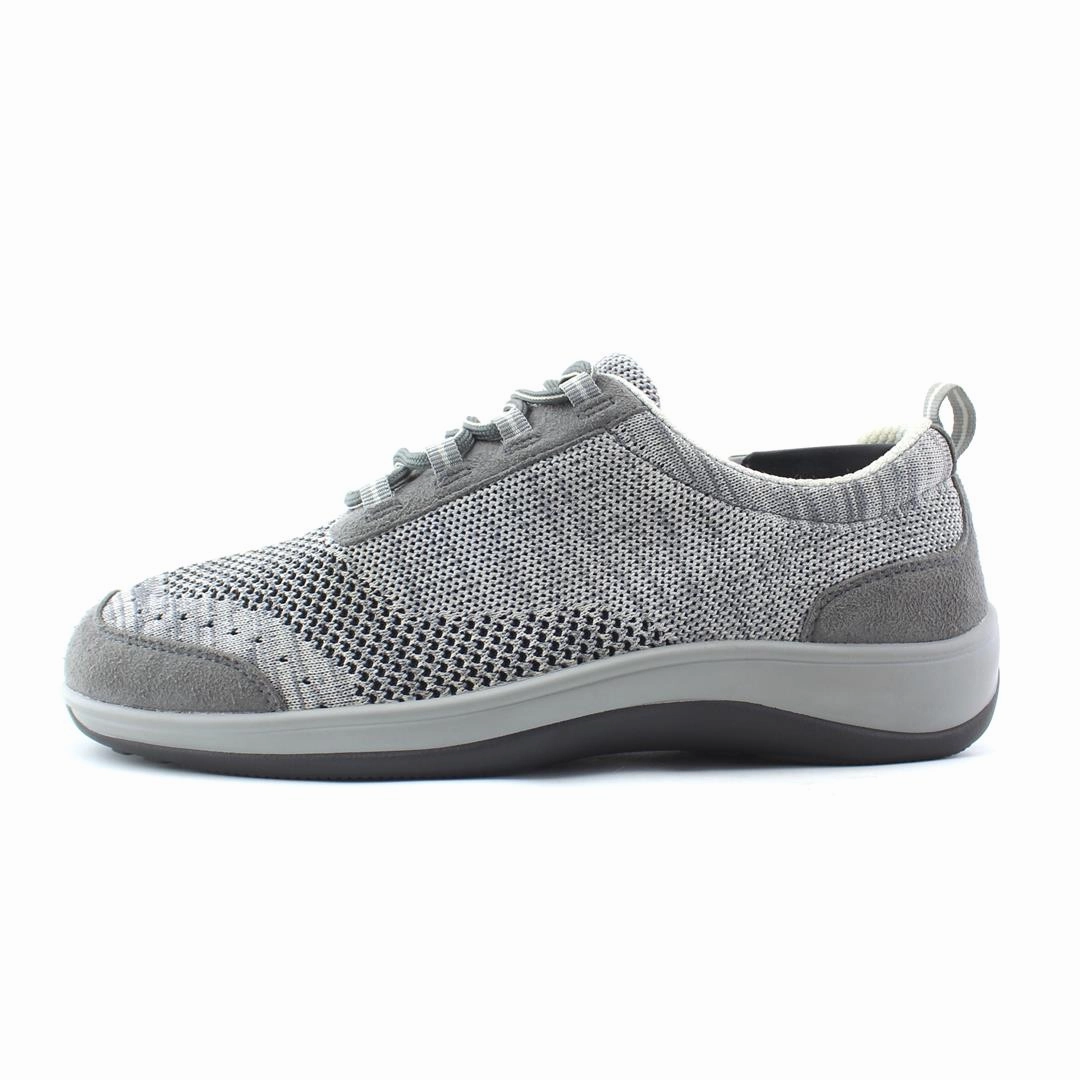 Orthofeet Palma Stretch Knit - Gray (EX) Orthofeet comfortable support shoes