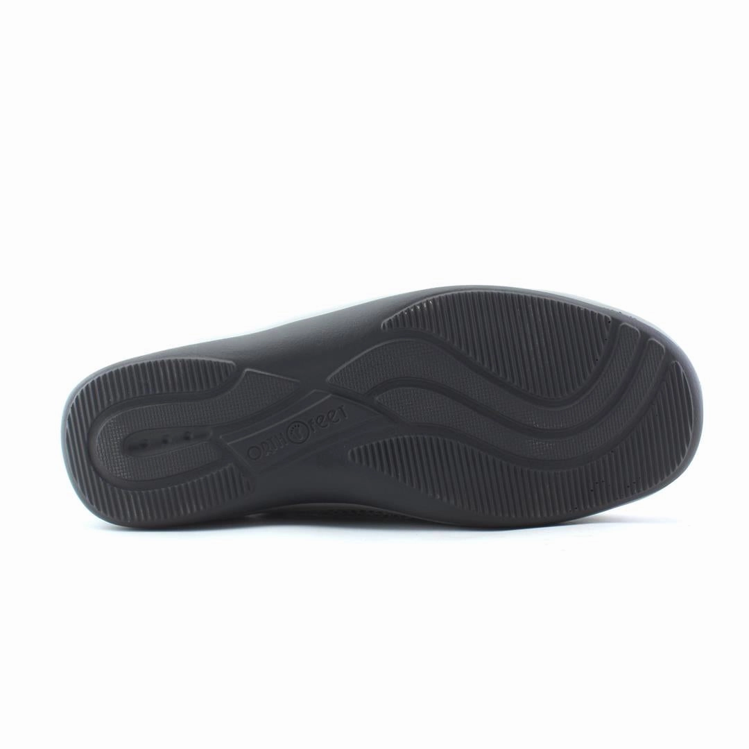Orthofeet Palma Stretch Knit - Gray (EX) Orthofeet comfortable shoe looks