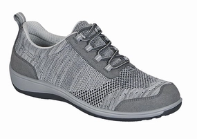 Orthofeet Palma Stretch Knit - Gray Orthofeet comfortable support shoes