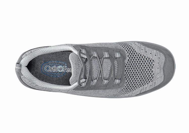 Orthofeet Palma Stretch Knit - Gray Orthofeet comfortable shoe looks