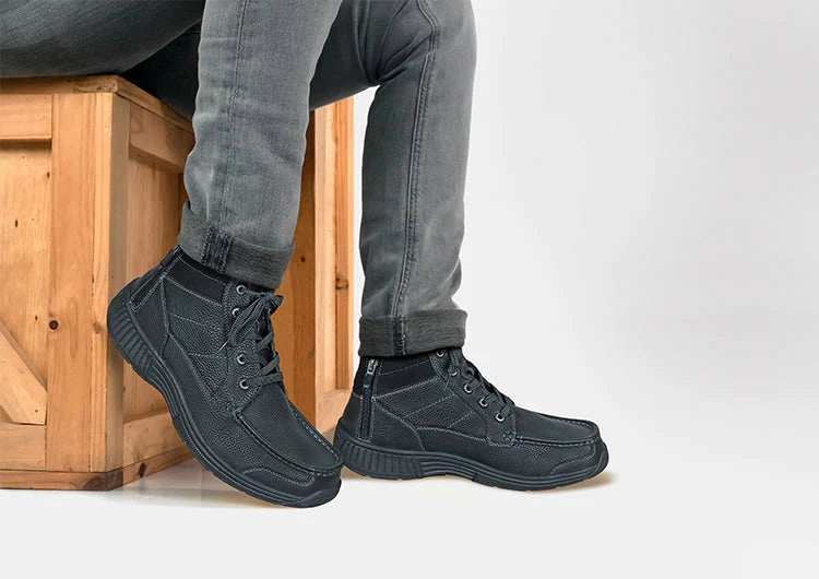 Orthofeet Ranger Zip - Black Orthofeet comfortable shoe looks