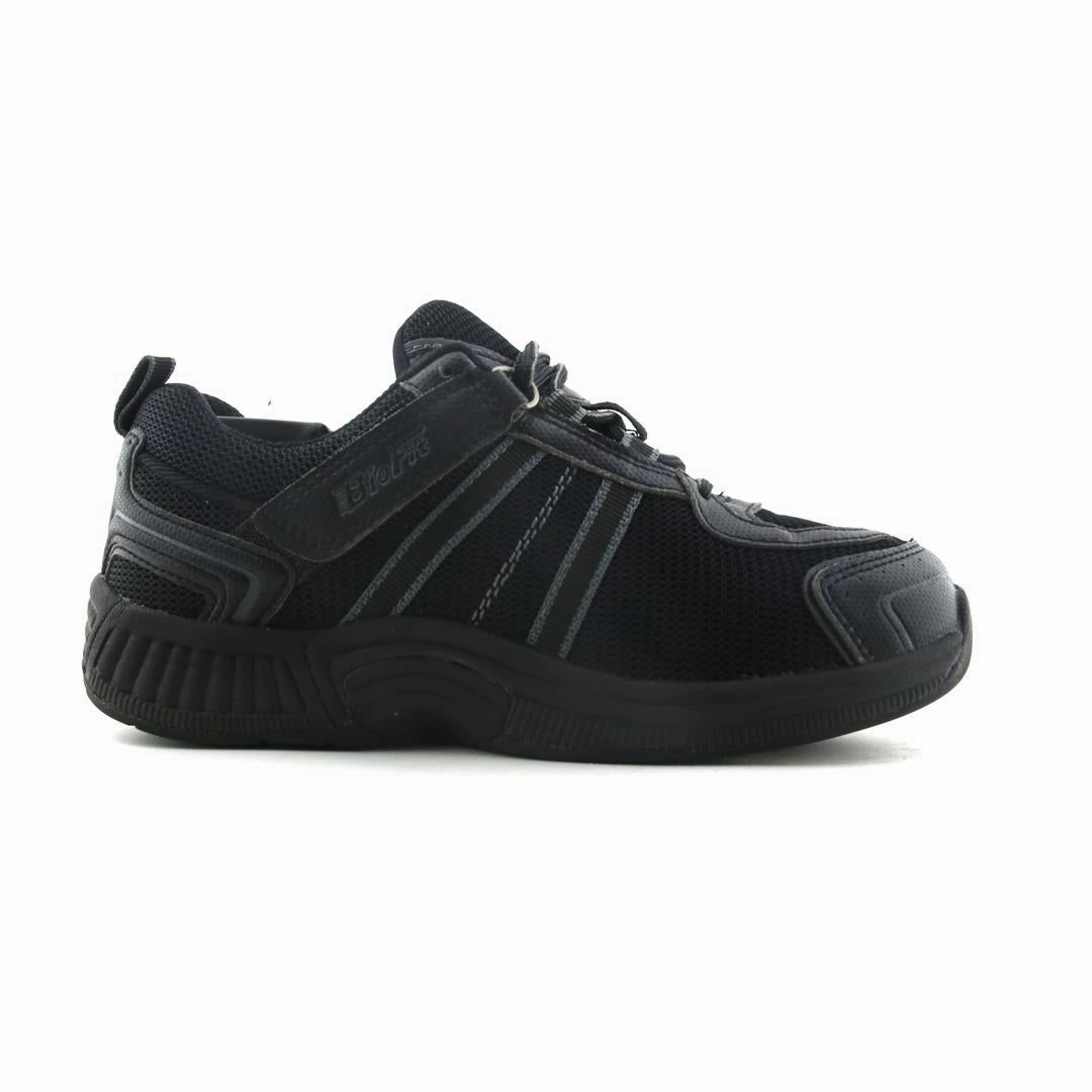 Orthofeet Tahoe Tie-Less - Black Orthofeet comfortable shoe looks
