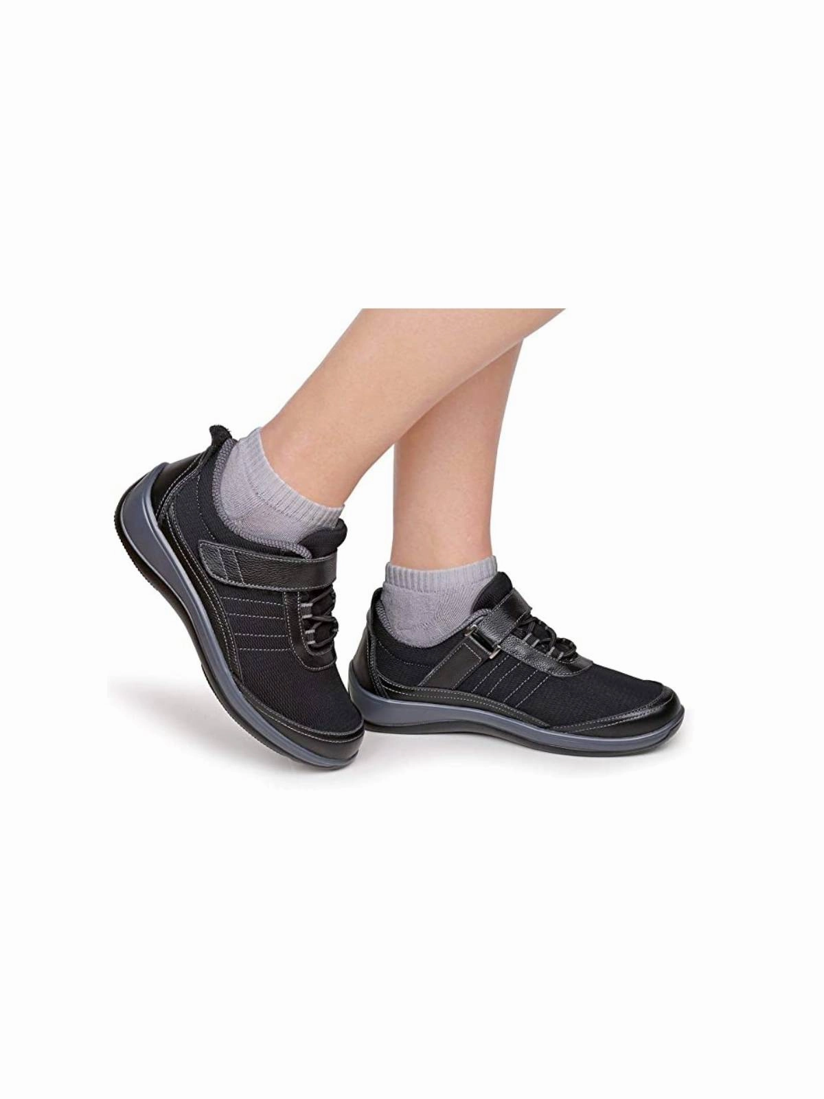 Orthofeet Women - Breeze - Black Orthofeet comfortable shoe looks
