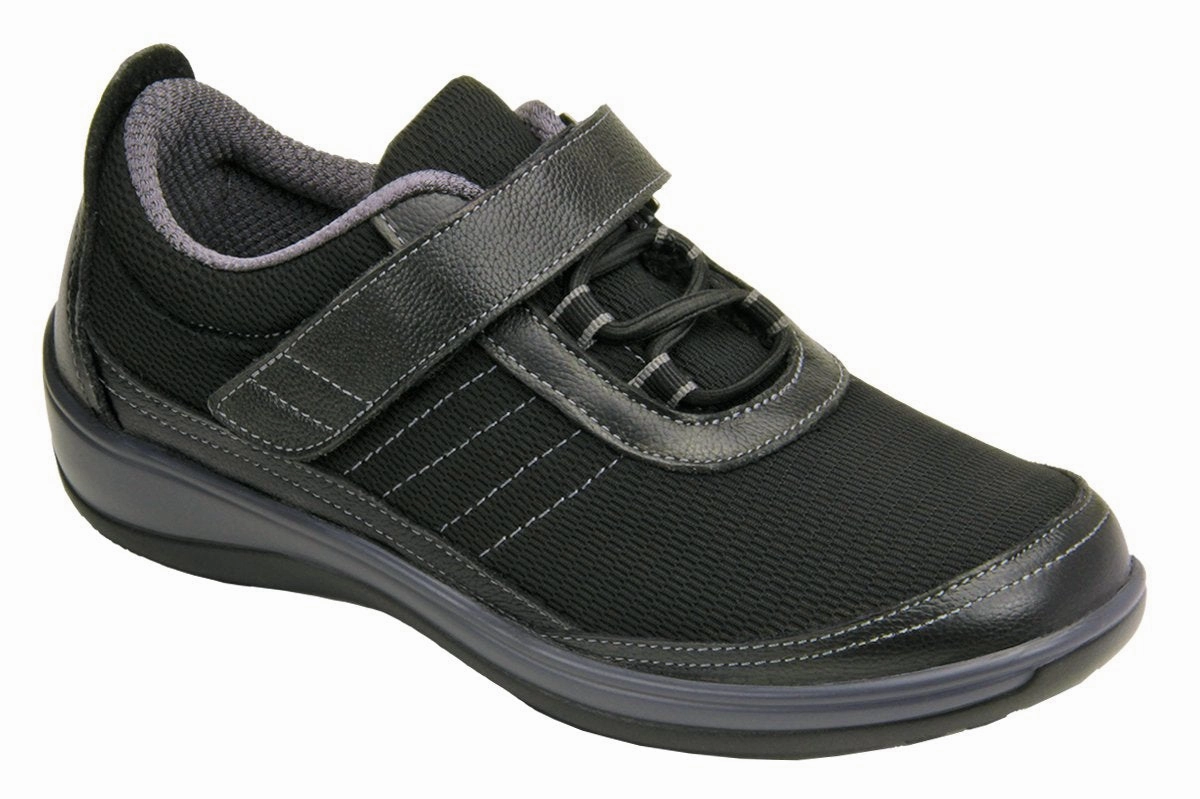 Orthofeet Women - Breeze - Black Orthofeet comfortable support shoes