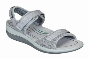 Orthofeet Women - Calypso - Grey Orthofeet comfortable support shoes
