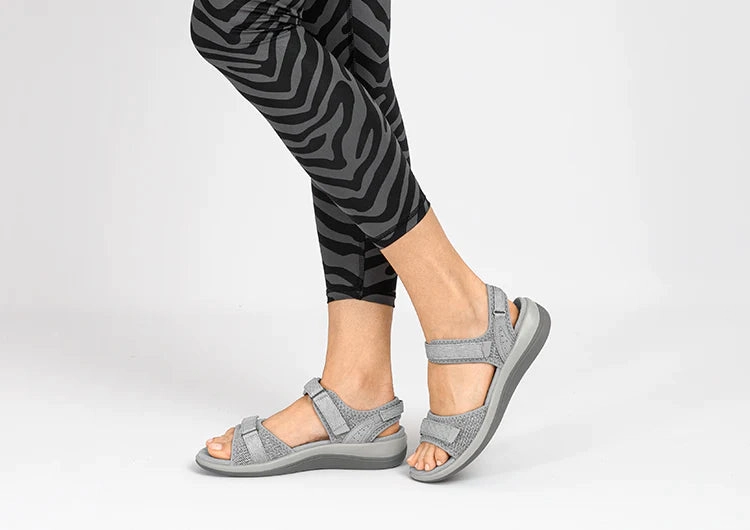 Orthofeet Women - Calypso - Grey Orthofeet comfortable shoe looks