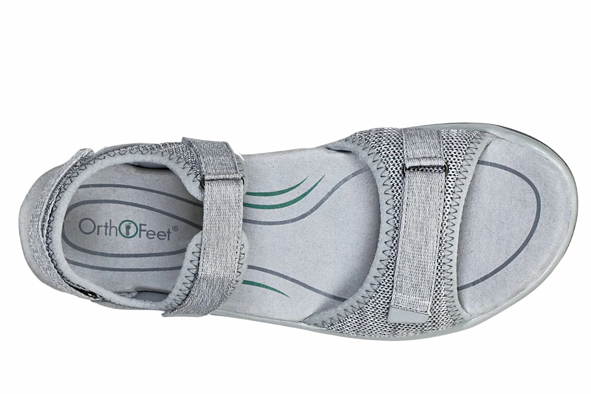 Orthofeet Women - Calypso - Grey Orthofeet comfortable shoe looks