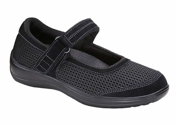 Orthofeet Women - Chattanooga - Black Orthofeet comfortable support shoes