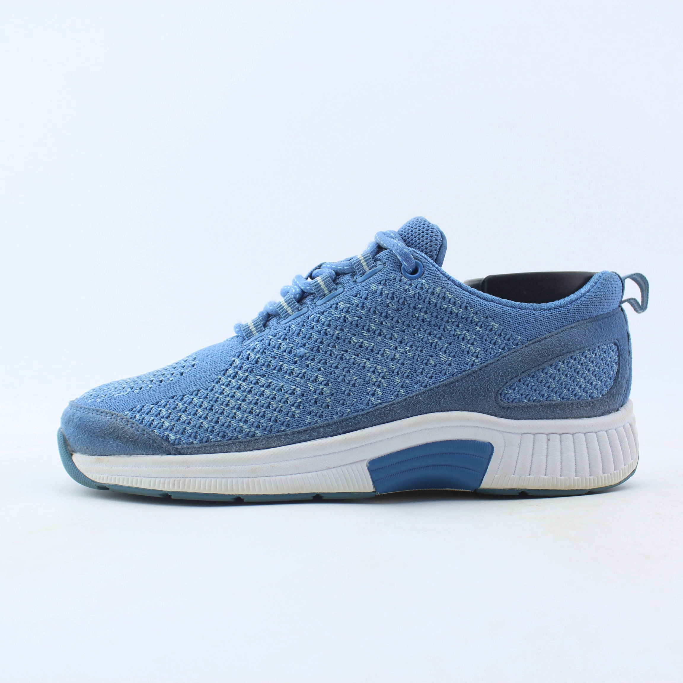 Orthofeet Women - Coral Stretch Knit - Blue (EX) Orthofeet comfortable support shoes