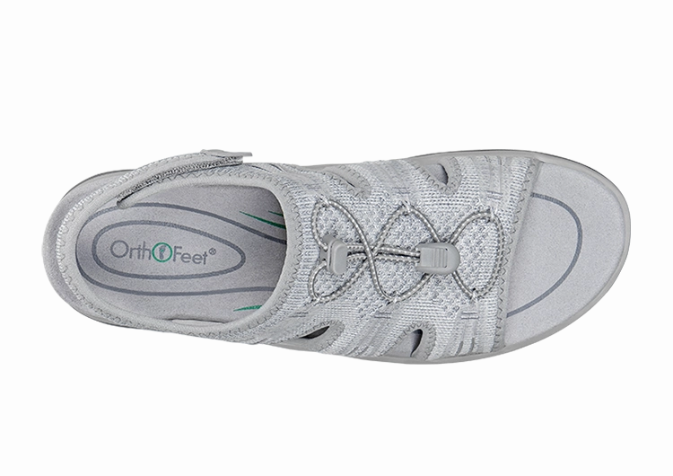 Orthofeet Women - Maui - Gray Orthofeet comfortable shoe looks