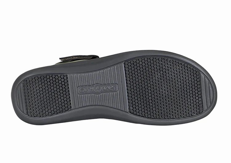 Orthofeet Women - Naxos Two Way Strap - Black Orthofeet comfortable shoe looks