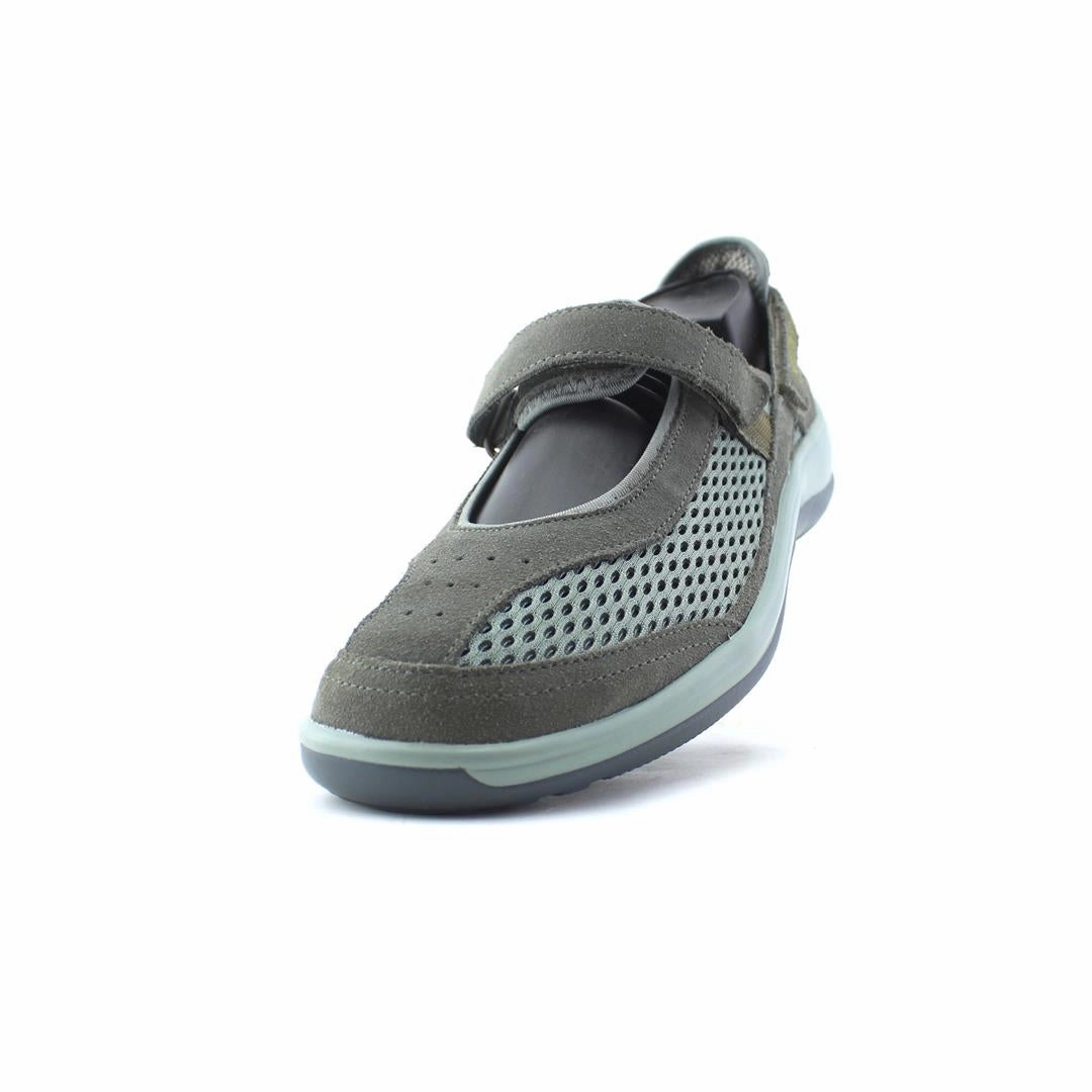 Orthofeet Women - Sanibel Heel Strap - Olive Gray (EX) Orthofeet comfortable shoe looks