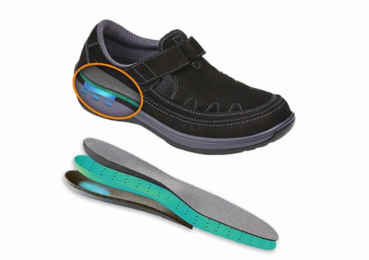 Orthofeet Women - Serene - Black Orthofeet comfortable shoe looks