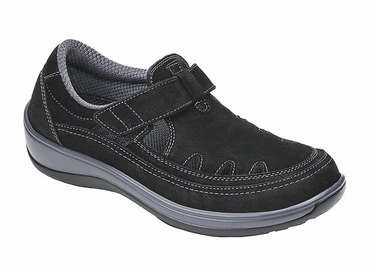 Orthofeet Women - Serene - Black Orthofeet comfortable support shoes