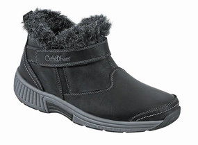 Orthofeet Women - Siena - Black Orthofeet comfortable support shoes
