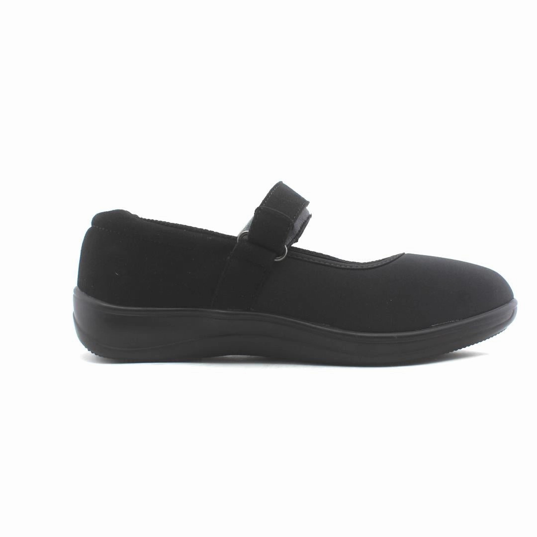 Orthofeet Women - Springfield Stretch - Black (EX) Orthofeet comfortable shoe looks
