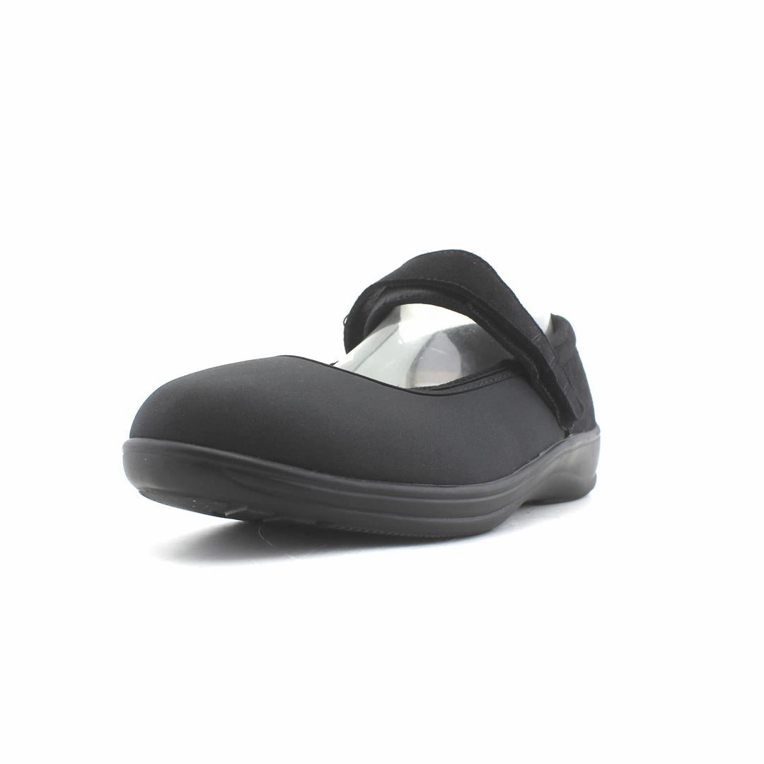 Orthofeet Women - Springfield Stretch - Black (EX) Orthofeet comfortable shoe looks
