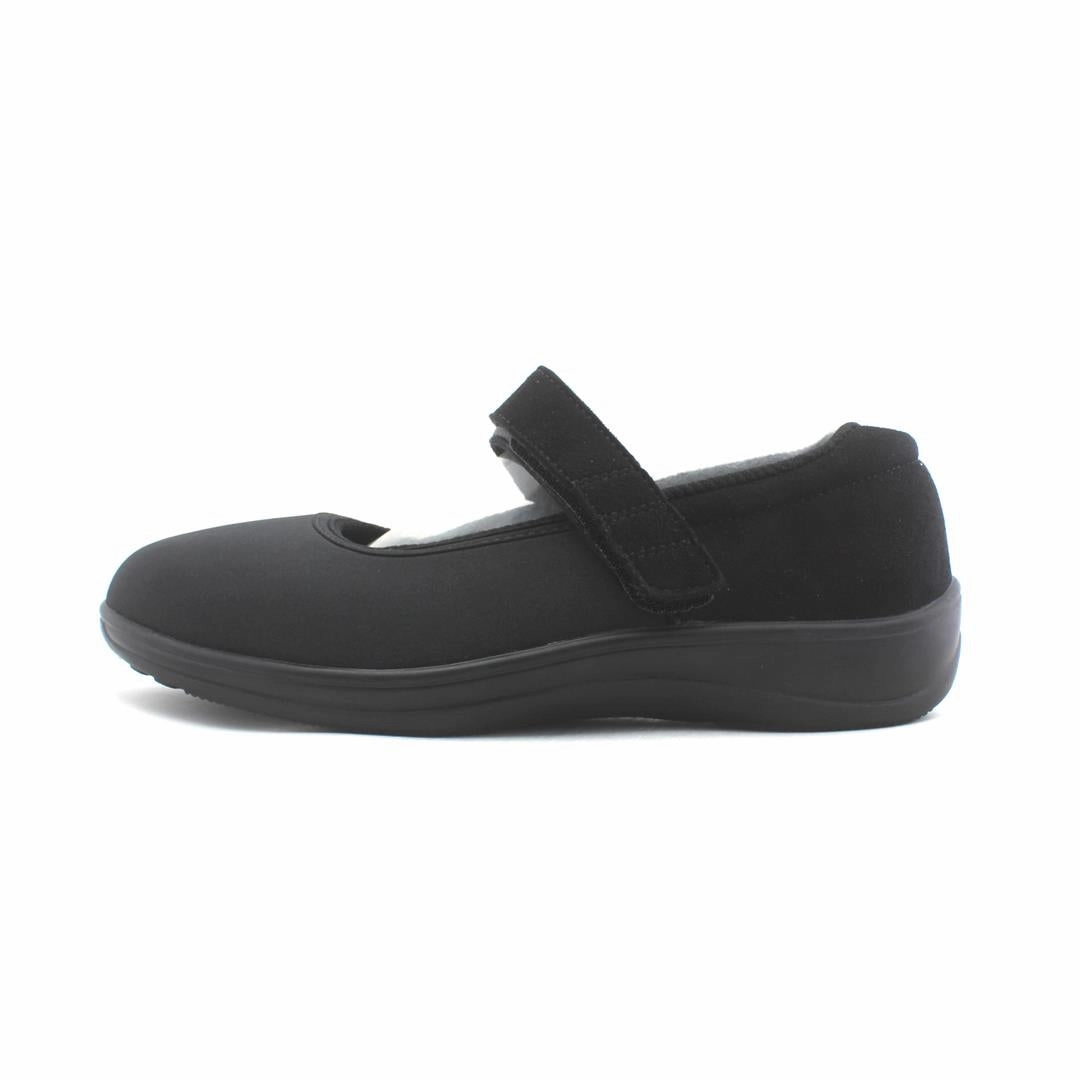 Orthofeet Women - Springfield Stretch - Black (EX) Orthofeet comfortable support shoes