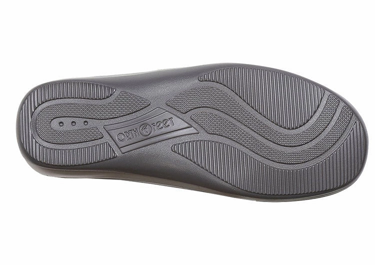 Orthofeet Women - Verona Heel Strap - Black Orthofeet comfortable shoe looks