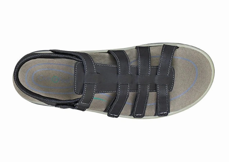 Orthofeet Women Amalfi - Black Orthofeet comfortable shoe looks
