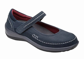 Orthofeet Women Athens - Blue Orthofeet comfortable support shoes