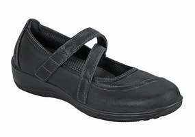 Orthofeet Women Celina - Black Orthofeet comfortable support shoes