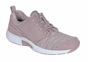 Orthofeet Women Francis No-Tie - Rose Orthofeet comfortable support shoes