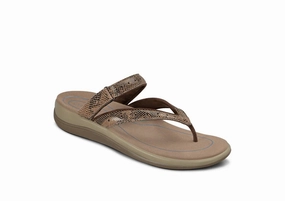 Orthofeet Women Gaya - Brown Orthofeet comfortable support shoes