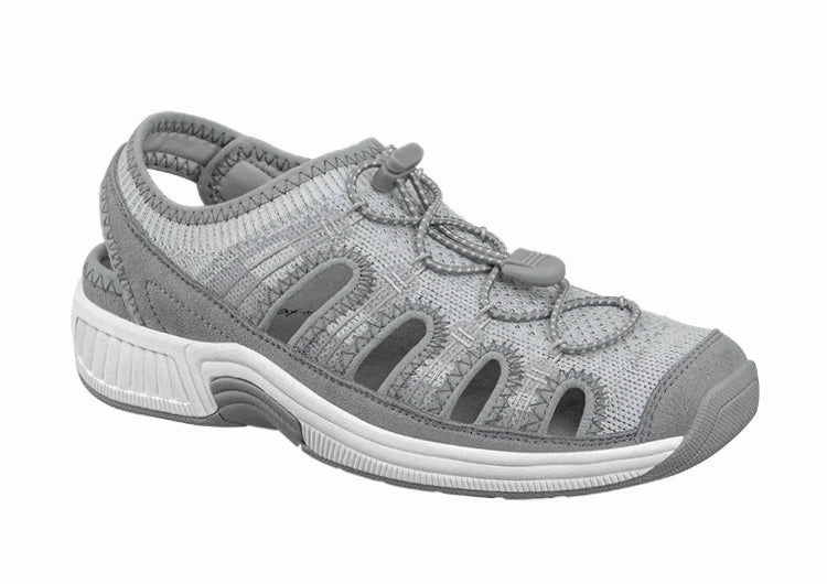 Orthofeet Women Laguna Stretch Knit - Grey Orthofeet comfortable support shoes