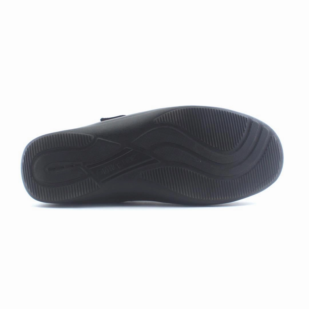 Orthofeet Women Louise Stretch Knit - Black (EX) Orthofeet comfortable shoe looks