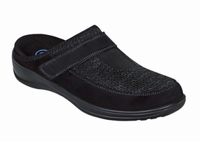 Orthofeet Women Louise Stretch Knit - Black Orthofeet comfortable support shoes