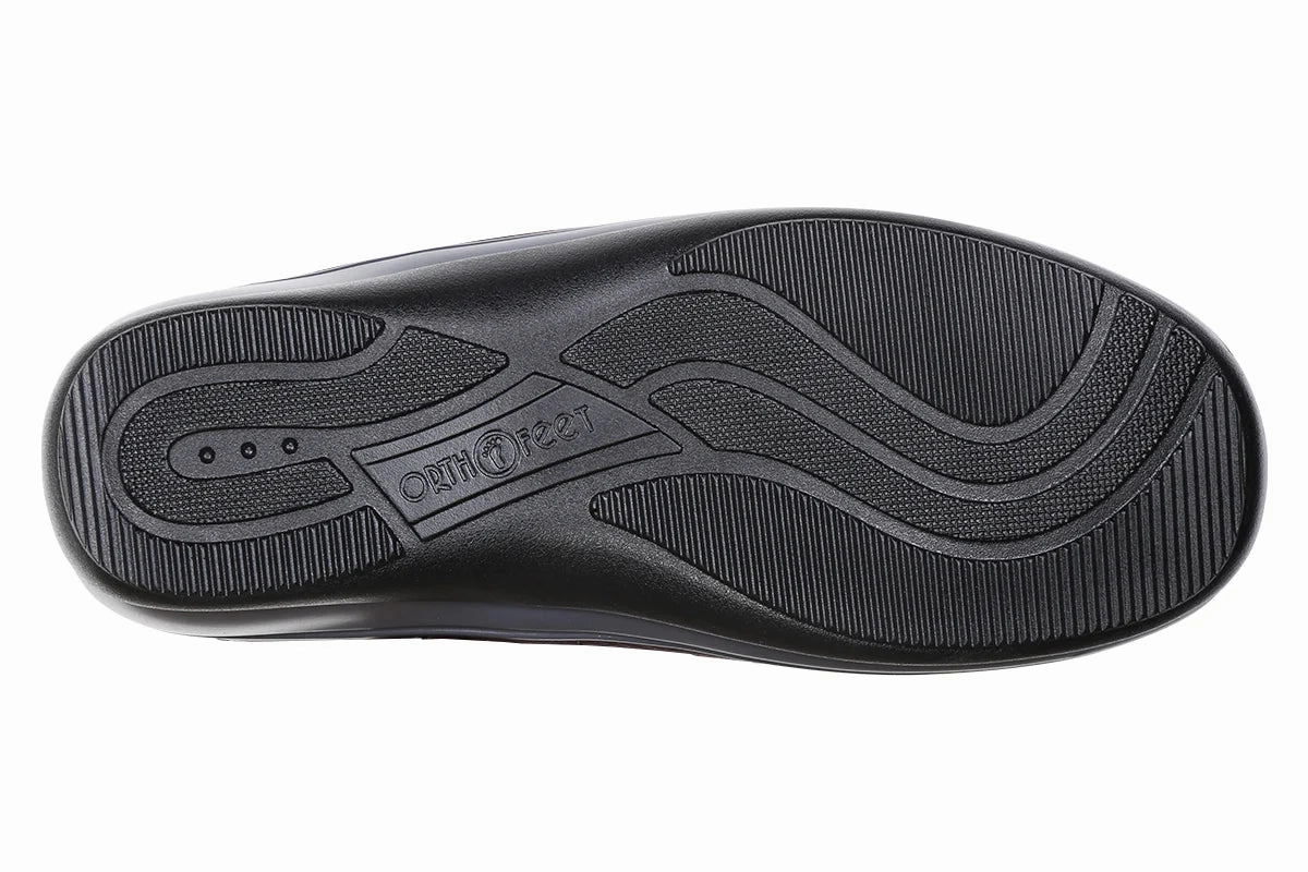 Orthofeet Women Louise Stretch Knit - Black Orthofeet comfortable shoe looks