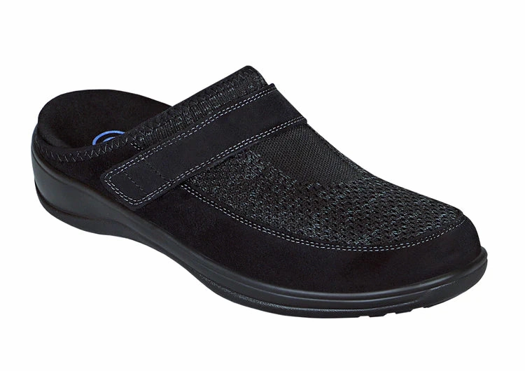Orthofeet Women Louise Stretch Knit - Black Orthofeet comfortable support shoes