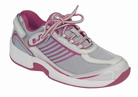 Orthofeet Women Louise Verve Tie-Less - Fuchsia Orthofeet comfortable support shoes