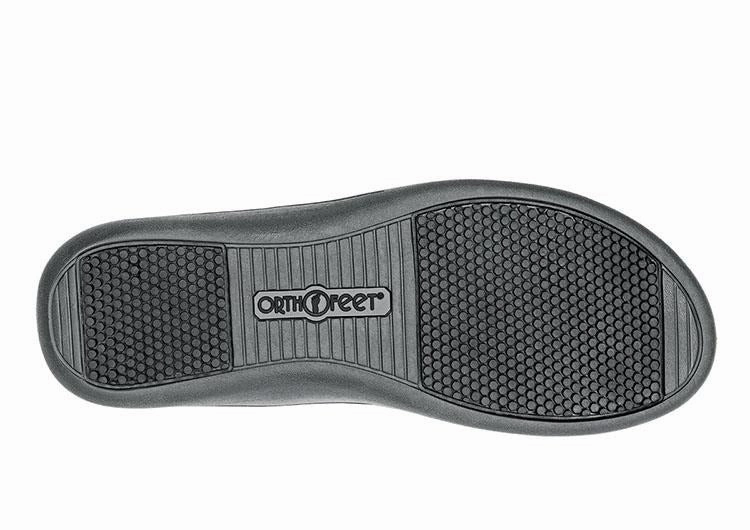 Orthofeet Women Malibu Two Way Strap - Black Orthofeet comfortable shoe looks