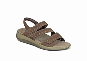 Orthofeet -Women  Naxos Two Way Strap - Bown Orthofeet comfortable support shoes