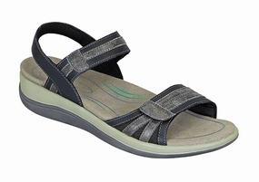 Orthofeet Women Paloma - Black Orthofeet comfortable support shoes