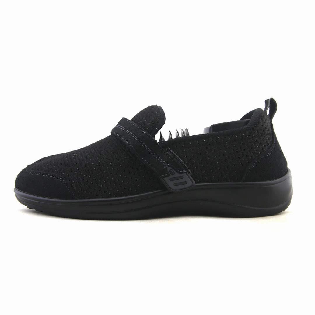 Orthofeet Women Quincy Stretch - Black (EX) Orthofeet comfortable support shoes