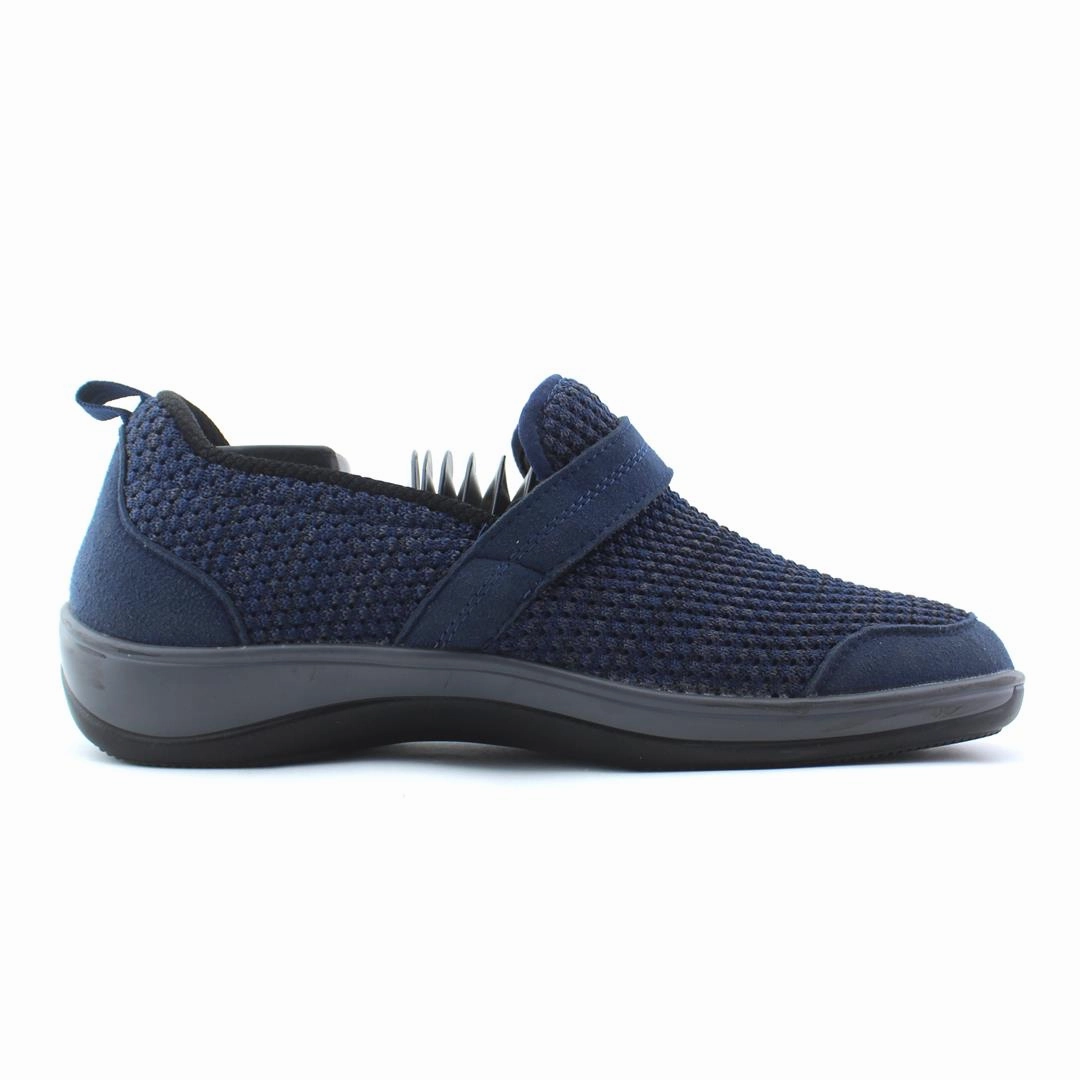 Orthofeet Women Quincy Stretch - Blue (EX) Orthofeet comfortable shoe looks