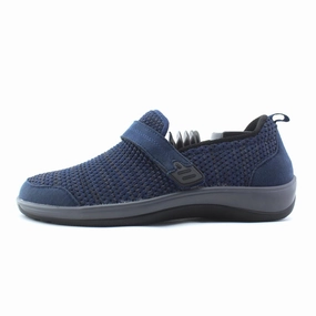 Orthofeet Women Quincy Stretch - Blue (EX) Orthofeet comfortable support shoes