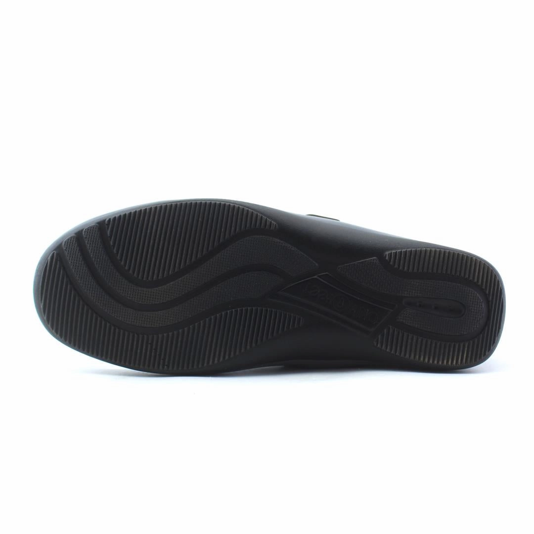 Orthofeet Women Quincy Stretch - Blue (EX) Orthofeet comfortable shoe looks