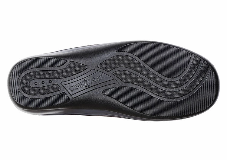 Orthofeet Women Quincy Stretch - Blue Orthofeet comfortable shoe looks