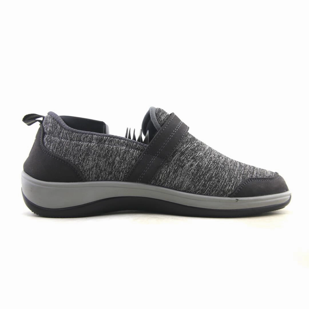 Orthofeet Women Quincy Stretch - Gray (EX) Orthofeet comfortable shoe looks