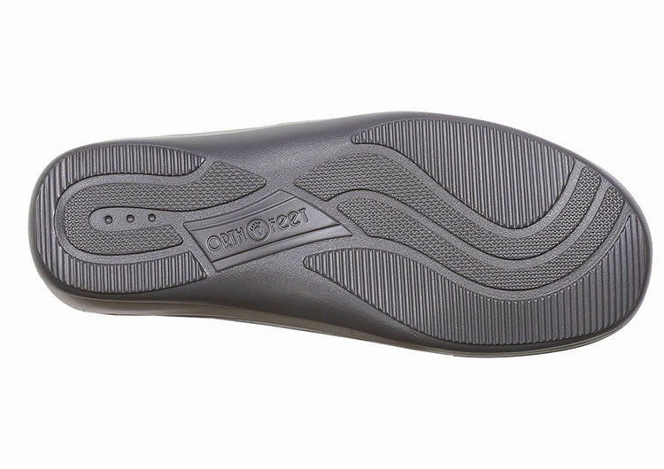 Orthofeet Women Quincy Stretch - Gray Orthofeet comfortable shoe looks